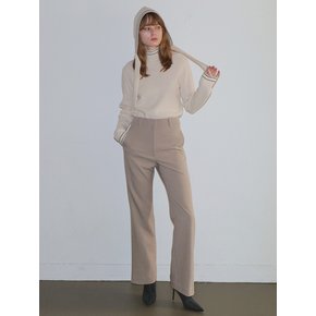 SEMI WIDE PANTS / BEIGE