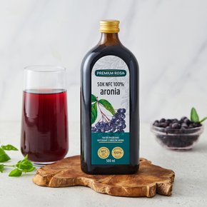 프리미엄로사 아로니아 원액 500ml 3+1병 / NFC착즙 100%