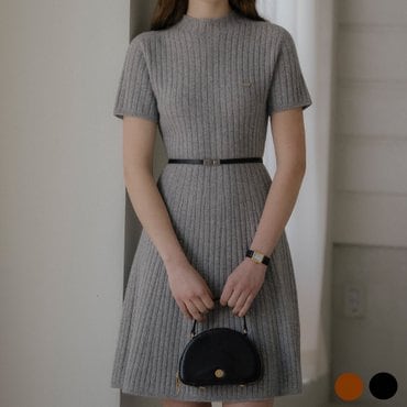 틸아이다이 Elegant curve leather belt_[2color]