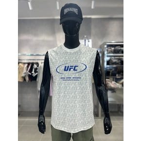 [여주점] UFC 로고 모노그램 레귤러핏 슬리브리스 U4SLU2303