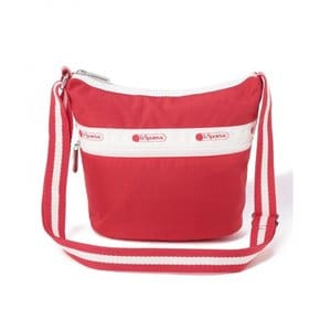 [레스포삭] 공식 숄더백 MINI BUCKET SHOULDER BAG1237 여성 스펙테이터 루즈 레드