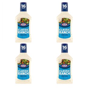 [해외직구]크래프트 클래식 랜치 드레싱 473ml 4팩/ Kraft Classic Ranch 16oz