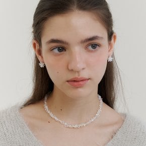 N396 klar crystal necklace