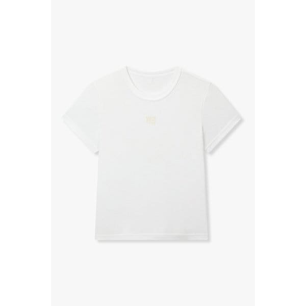 엠보 로고 크루넥 티셔츠 3616120109000