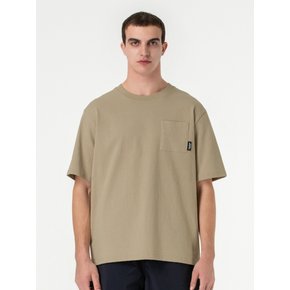 [코엑스몰] 반팔티 BIG LOGO POCKET TEE-BEIGE