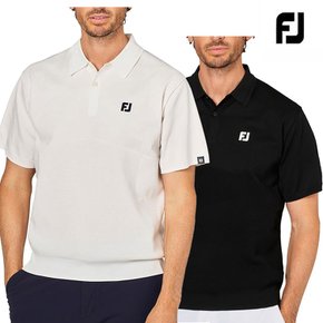 남성 골프 니트 반팔 폴로셔츠 카라넥 PK  FJ-S25-S01