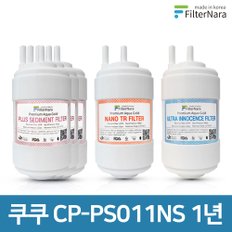 쿠쿠 CP-PS011NS 고품질 정수기 필터 호환 1년 세트