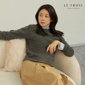 [LE TROIS]23FW 이보영의 르투아 시그니처 퓨어 캐시미어 100% 니트 1+1