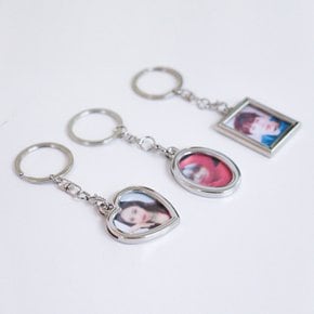 메탈 증사 증명사진 키링 포토 홀더 보관 키홀더 3종
