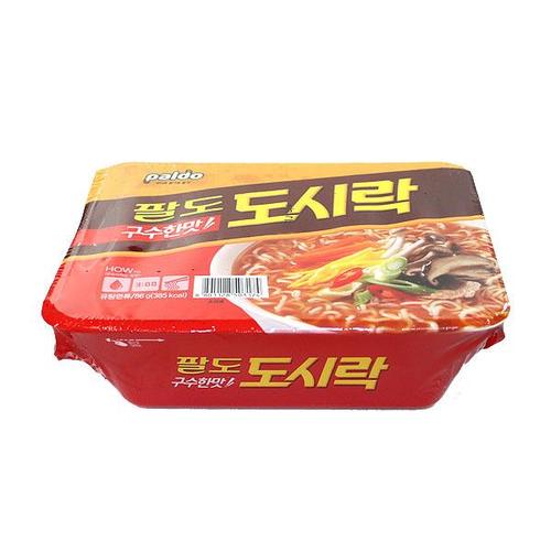 컵라면 팔도 도시락86gX24入 1박스