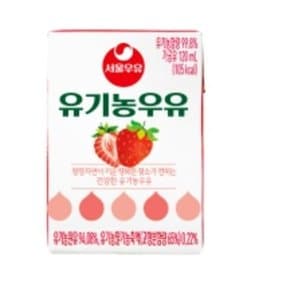 매일유업 우유 유기농우유 딸기16팩 + 초코 16팩 (120ml) + 컵홀더증