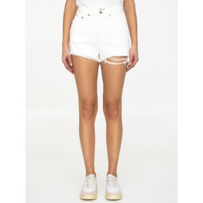 Distressed Journey shorts Shorts GWP01091_P000981_10190 White