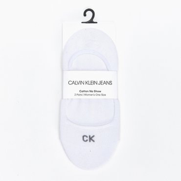 Calvin Klein Jeans ACC 여성 로고 페이크 삭스(CKECD618A-010)