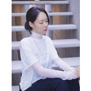 TVS SEE-THROUGH TURTLENECK TOP_2COLORS