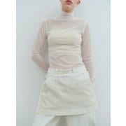 TVS SEE-THROUGH TURTLENECK TOP_2COLORS