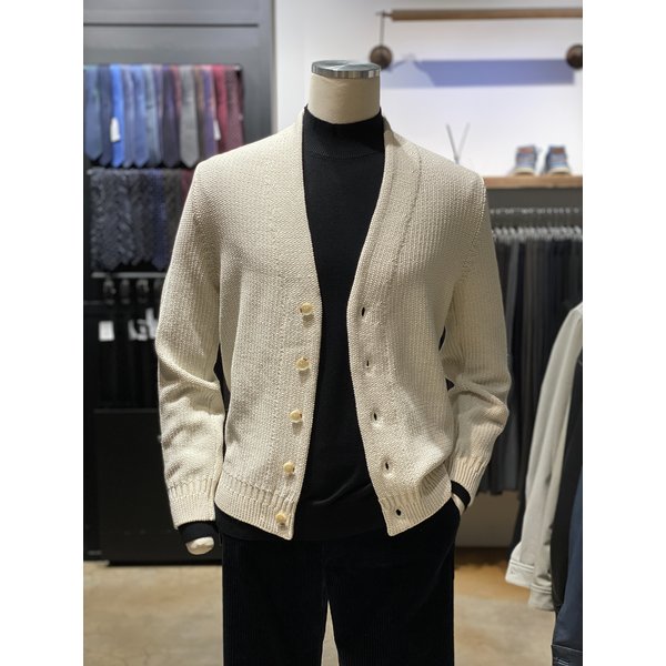 [시흥점] S/S 아이보리 짜임 슬림 가디건 (RRAMKT09A)