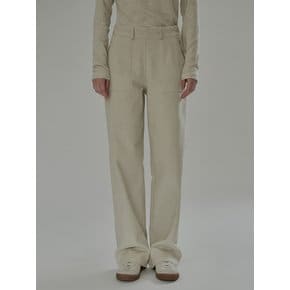 Sand corduroy pants (cream)