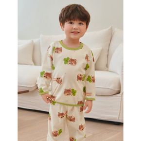 PPIPPILONG 아동내복 긴소매 유아 아동 주니어 잠옷 실내복 상하 PL FW62 17_P439388256