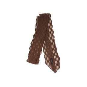 Net Lace Scarf (Brown)