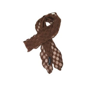 Net Lace Scarf (Brown)