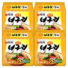 농심 순한 너구리 120g X 20봉