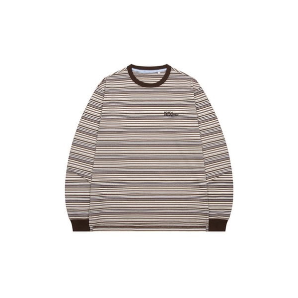 [남녀공용] 스트라이프 져지 롱슬리브