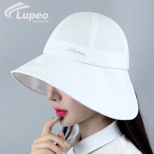루페오 여성 챙넓은 자외선 차단 와이드 골프 버킷햇 등산 여행 캠핑 와이어 햇빛 가리개 벙거지 모자