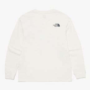 NT7TQ52S 키즈 익스플로어 레터링 긴팔 라운드 티 KS EXPLORER LETTERING L/S R/TEE