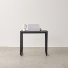 호보 라운드 800 블랙 1인용 컴퓨터책상 테이블 800x600 블랙