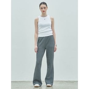 Flare Banding Pants_Charcoal