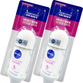 데오드란트 롤온 엑스트라 브라이트 50ml x2개 72시간 체취케어