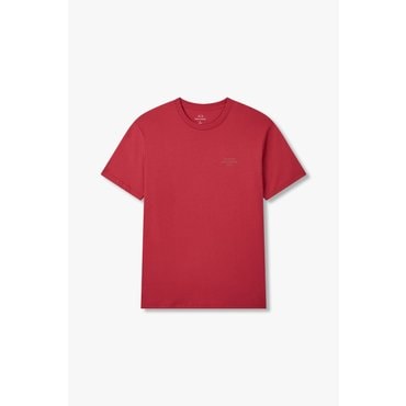 ARMANI EXCHANGE AX 남성 숏 슬리브 코튼 티셔츠-   레드(A415130111)