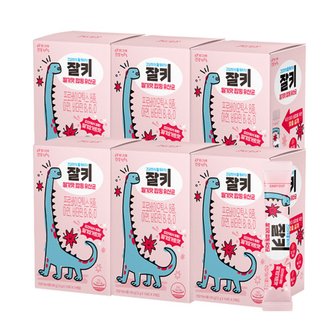 빙그레 [T] 빙그레 잘키 딸기요거트맛 팝핑 유산균 프로바이오틱스 키즈...