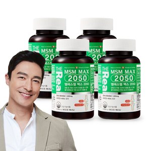 더리얼 MSM 맥스 2050 [2,050mg x 90정] x 4박스