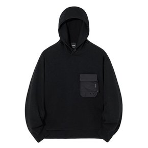 (유니)EDGE SLIT POCKET HOOD (BLACK) [LSRSCTH107M]