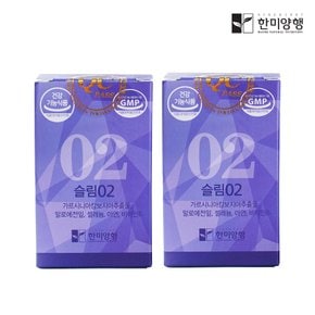 슬림02 가르시니아 다이어트 보조제 700mg 2박스