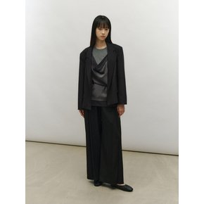 MINIMAL TAILORED JACKET [CHARCOAL]