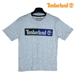 팀버랜드 [팀버랜드키즈] 투톤 로고 프린트 라운드 티셔츠(TLSDA12F_077)