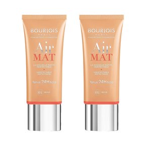 Bourjois 부르조아 에어매트 Air Mat 파운데이션 04 베이지 2팩