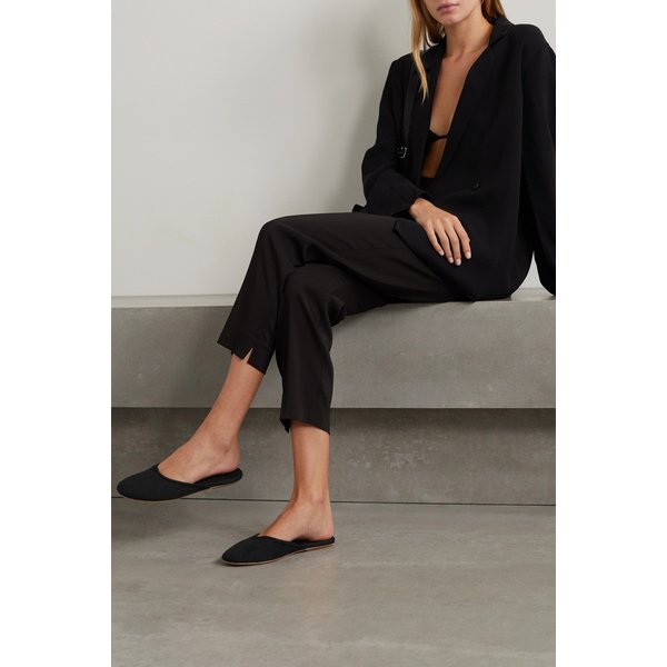 Sleeper Cashmere Slippers 블랙 25185454456745336