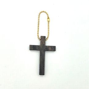 나무십자가 목걸이 차량 장식 십자가팬던트