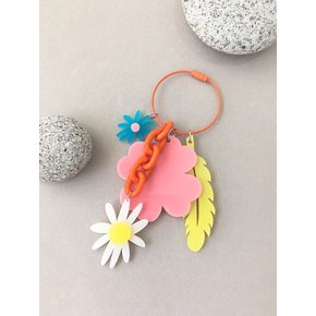 NATURE PK CLOVER BAG CHARM