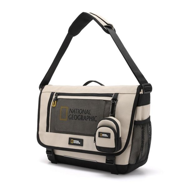 [여주점] N255ACR010 파치 메신저백 BEIGE