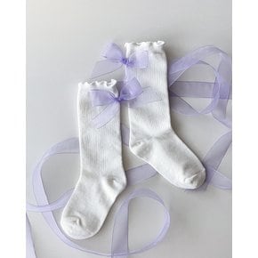 (10%SALE)퍼플샤 미들삭스