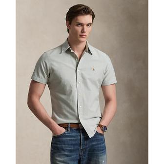 폴로 랄프 로렌 남성 클래식핏 플래드 옥스포드 셔츠(MNPOWOV1N821004300)