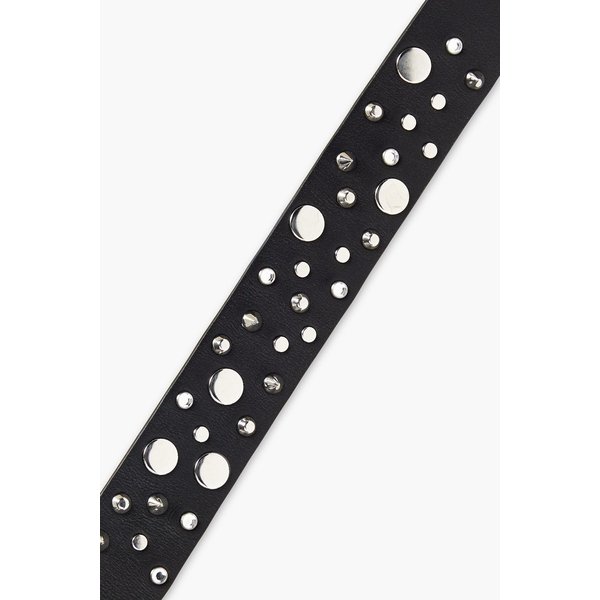 Embellished leather belt 블랙 1647597349692925