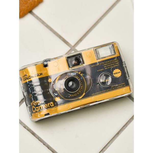 필름카메라 [일회용/옐로우-흑백]