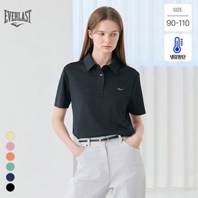 에버라스트 데일리 여성 쿨원단 카라 반팔티셔츠 PK티 골프티셔츠 정장룩 오피스룩 Bon-2585