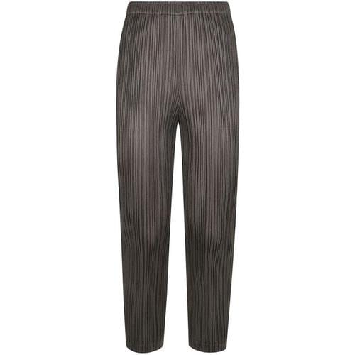 플리츠플리즈 스트레이트 팬츠 PP56JF38118 STEEL GRAY DOM
