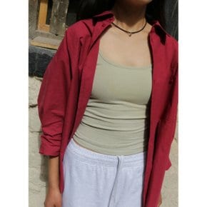 Carrie tank top _Moss Gray (B63002ATT7A_G54)
